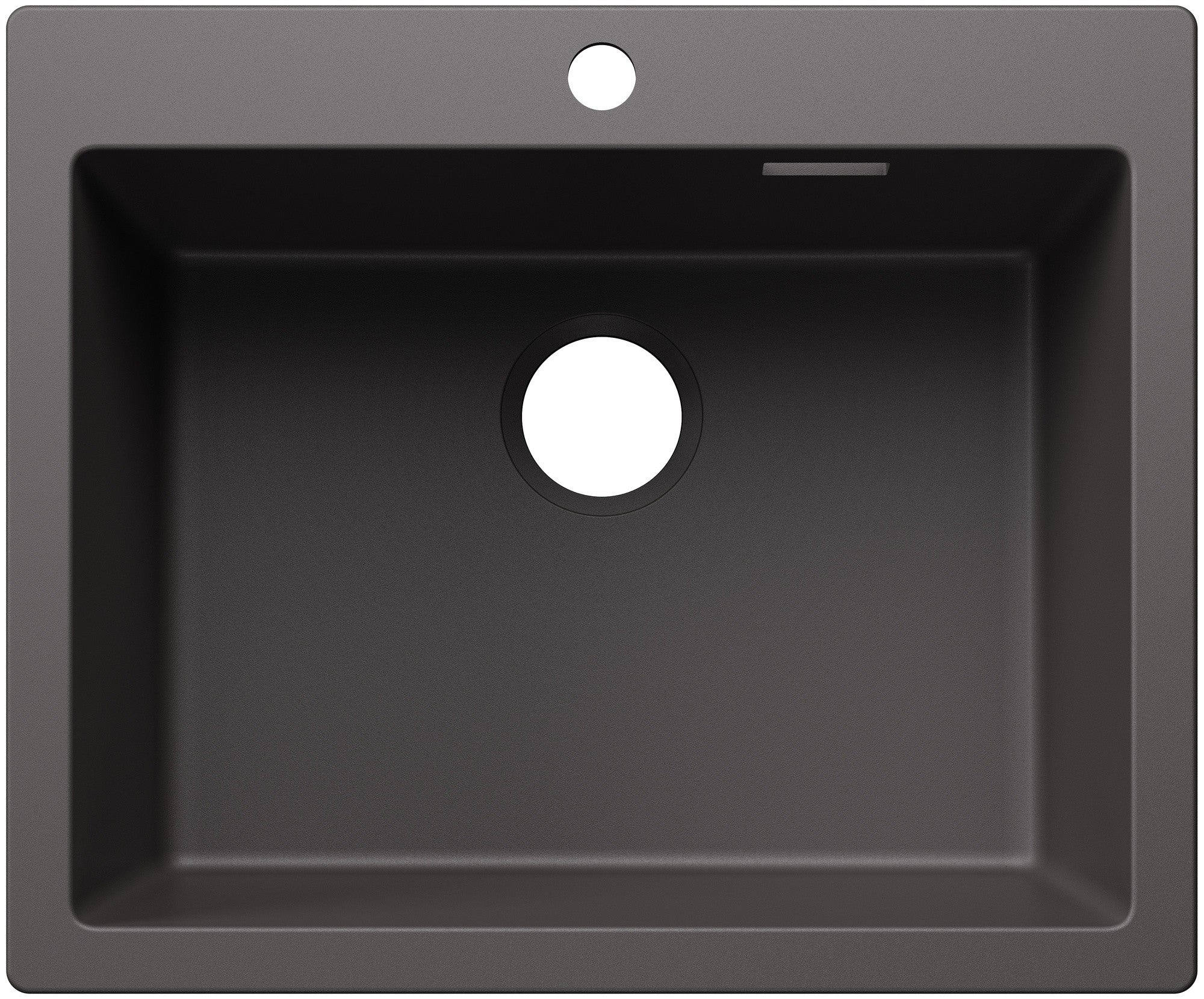 Chiuveta bucatarie Pleon 6, 527774, gri piatra, pe blat, 620 x 510 mm, Blanco